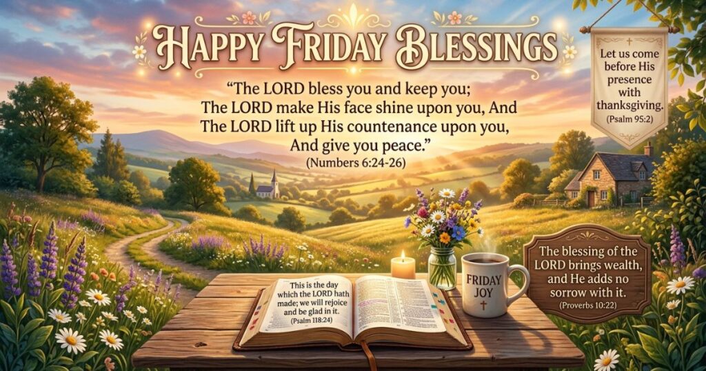 Happy Friday Blessings Bible Verses