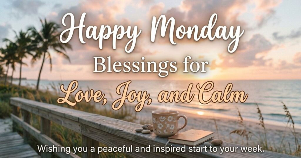 Happy Monday Blessings For Love, Joy, And Calm