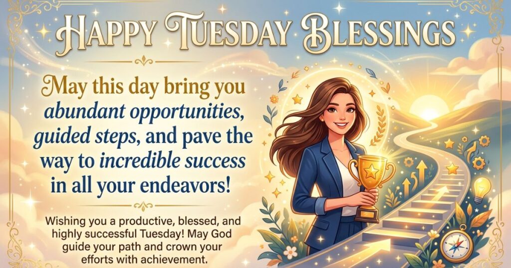 Happy Tuesday Blessings To Wish Success