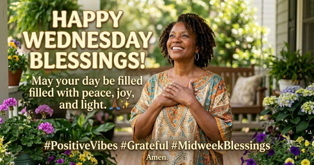 Happy Wednesday Blessings African American