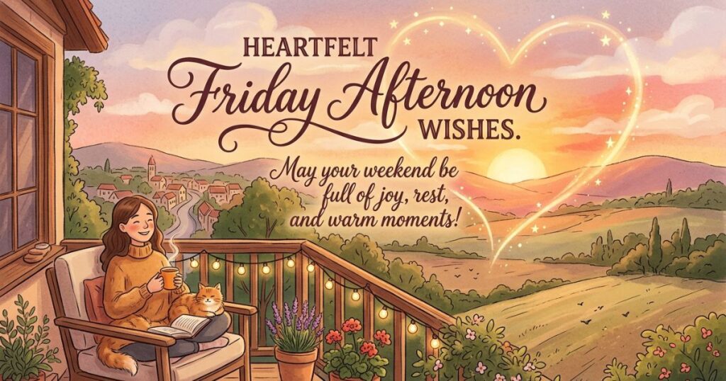 Heartfelt Friday Afternoon Wishes