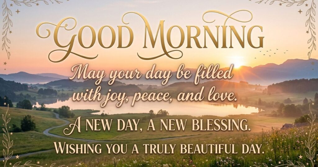 Heartfelt Good Morning Wishes And Blessings