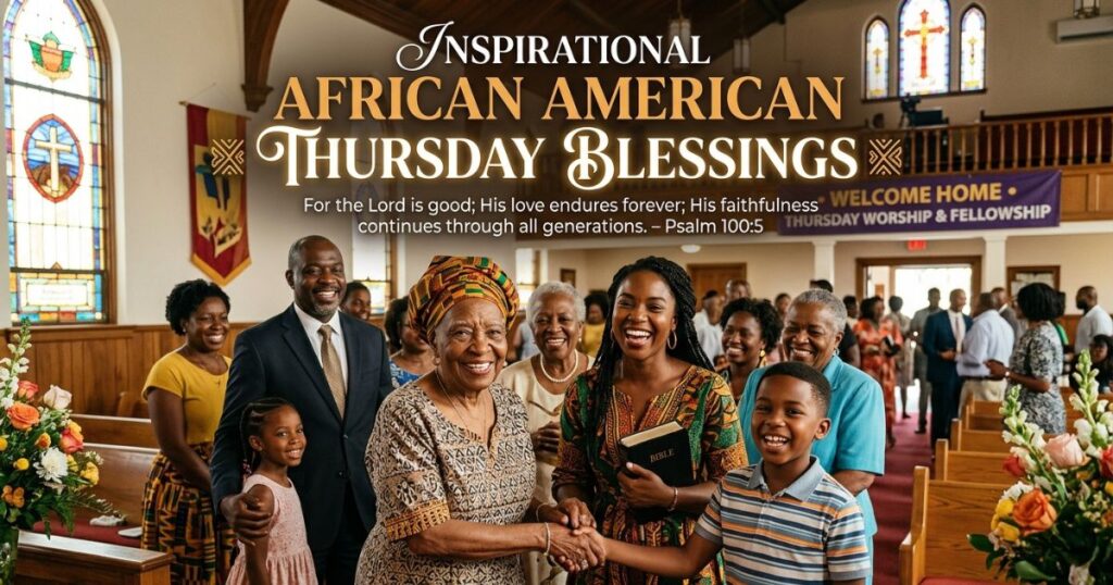 Inspirational African American Thursday Blessings