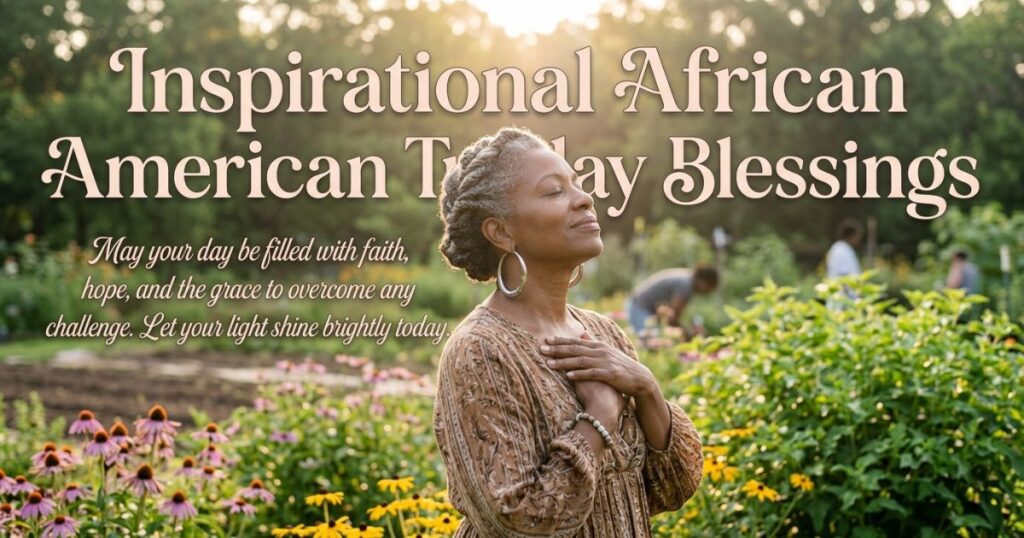 Inspirational African American Tuesday Blessings