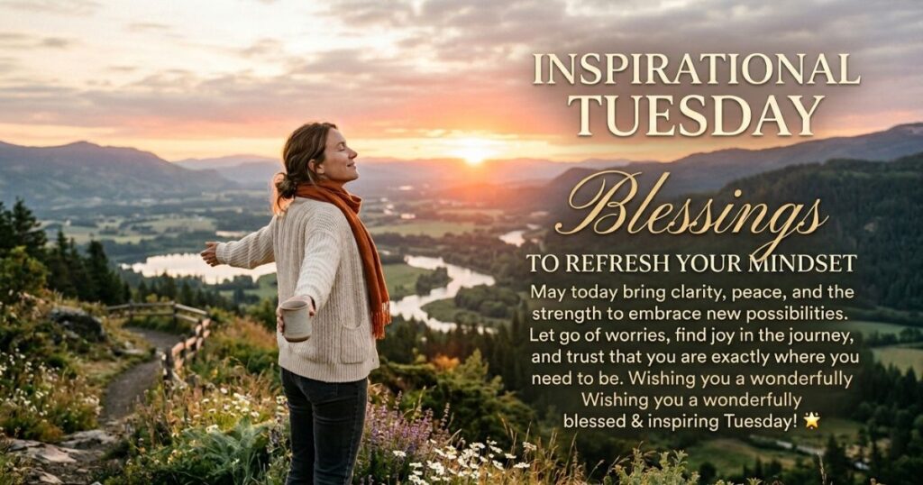 Inspirational Tuesday Blessings To Refresh Your Mindset