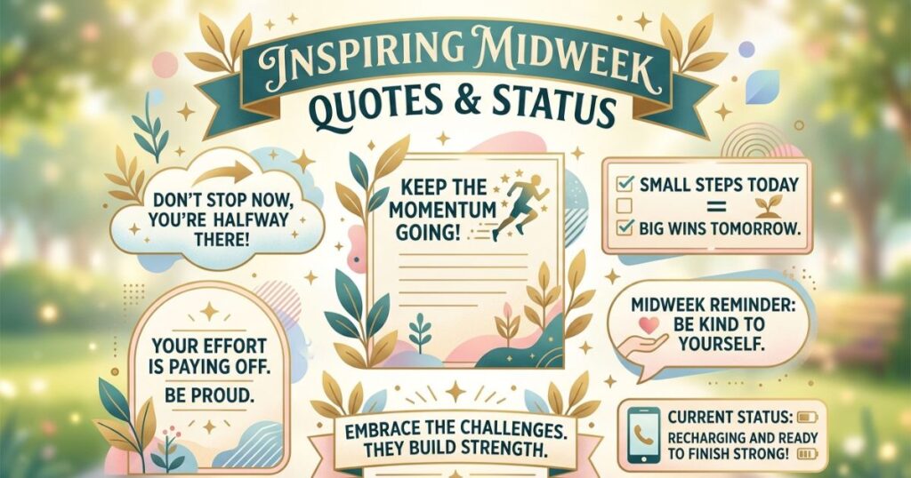 Inspiring Midweek Quotes And Status
