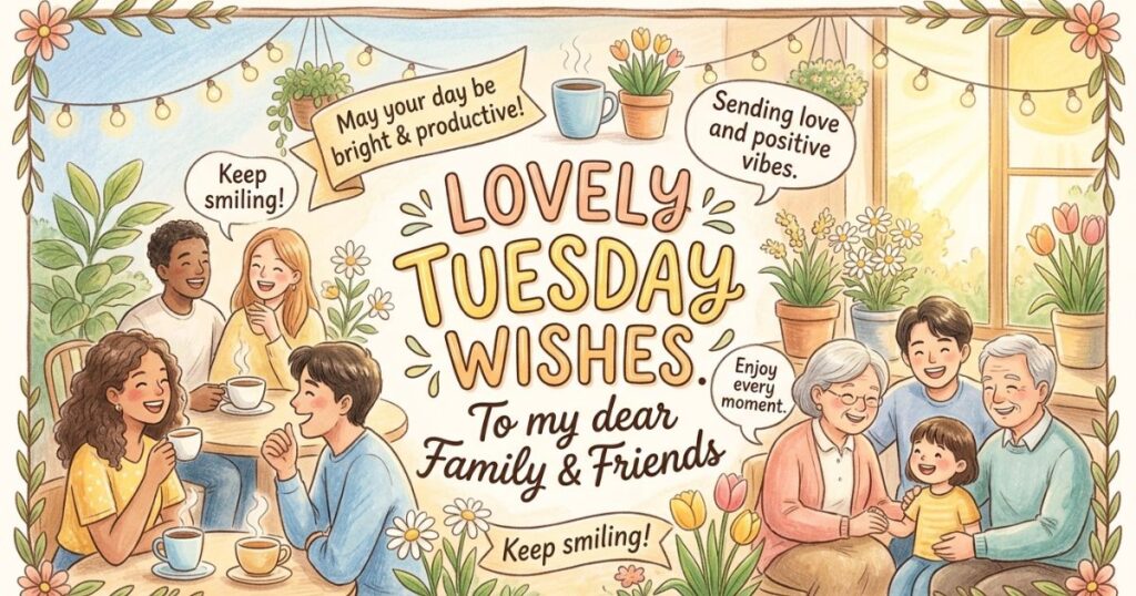 Lovely Tuesday Wishes For Family And Friends
