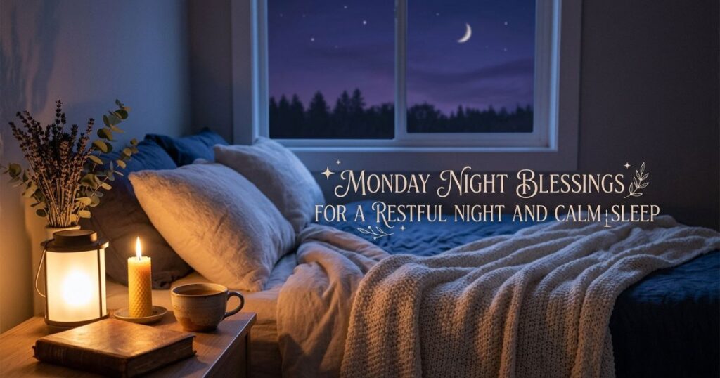 Monday Night Blessings For A Restful Night And Calm Sleep