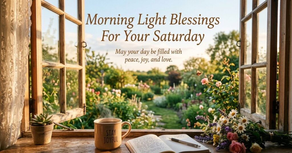 Morning Light Blessings For Your Saturday