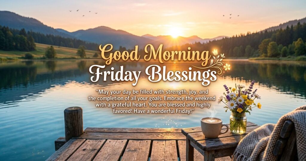 Motivational Good Morning Friday Blessings
