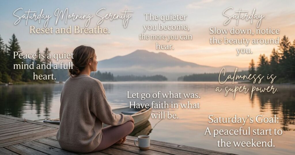 Peace And Serenity Quotes For Your Saturday