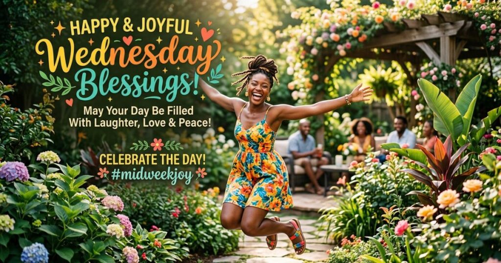 Playful & Joyful African American Wednesday Blessings