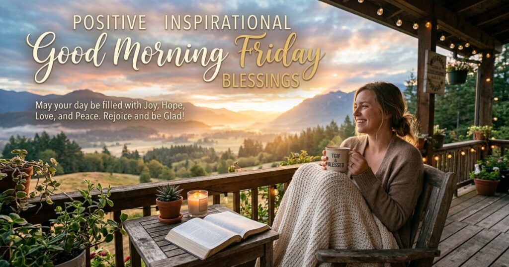 Positive Ivspirational Good Morning Friday Blessings