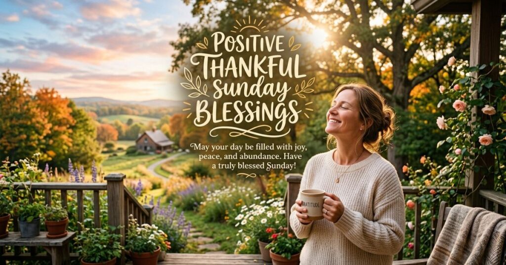 Positive Thankful Sunday Blessings