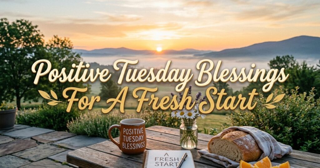 Positive Tuesday Blessings For A Fresh Start
