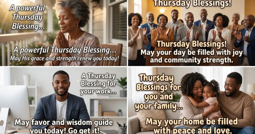 Powerful Thursday Blessing GIFs To Share: African American Thursday Blessings GIFs With Sound