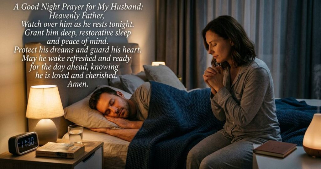 Private Good Night Prayer For My Husband