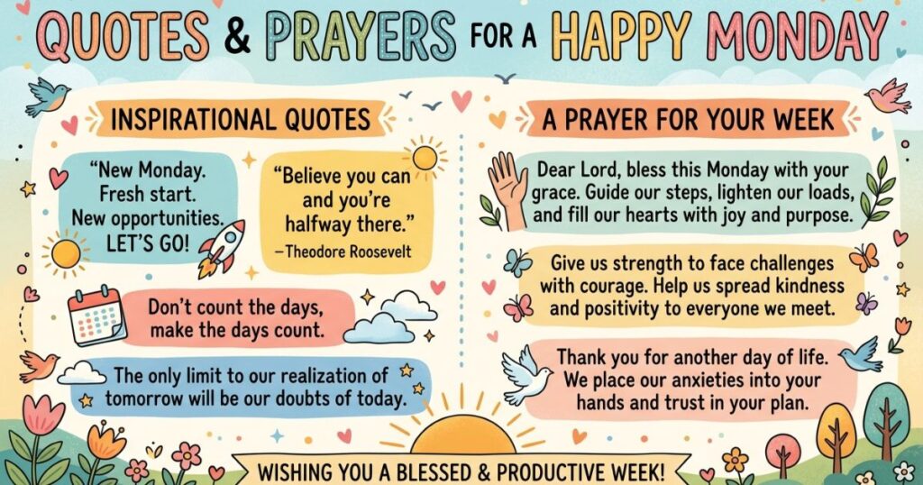 Quotes And Prayers For A Happy Monday