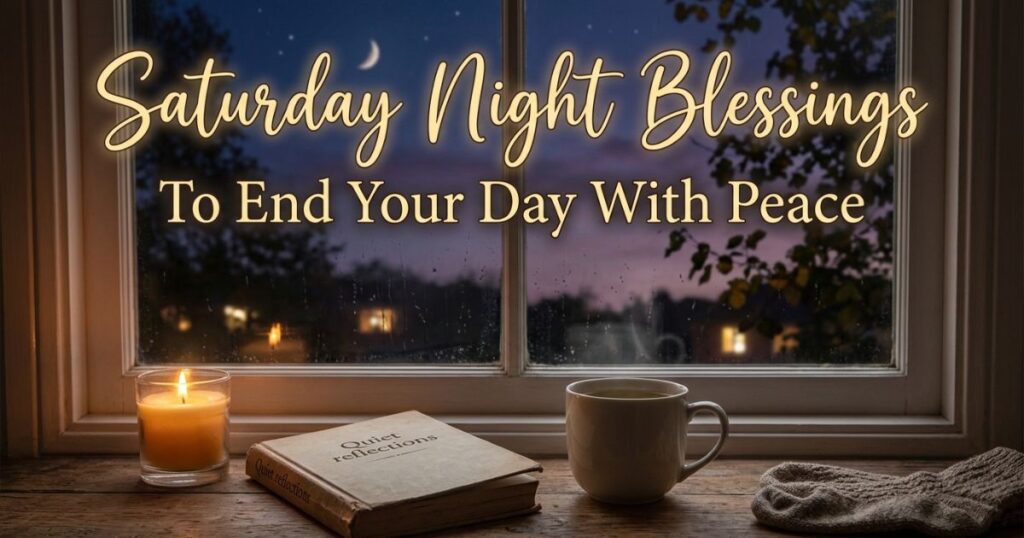 Saturday Night Blessings To End Your Day With Peace