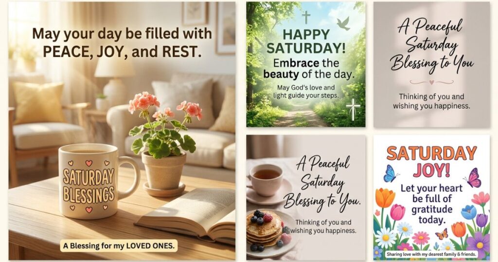 Shareable Saturday Blessings Images For Loved Ones