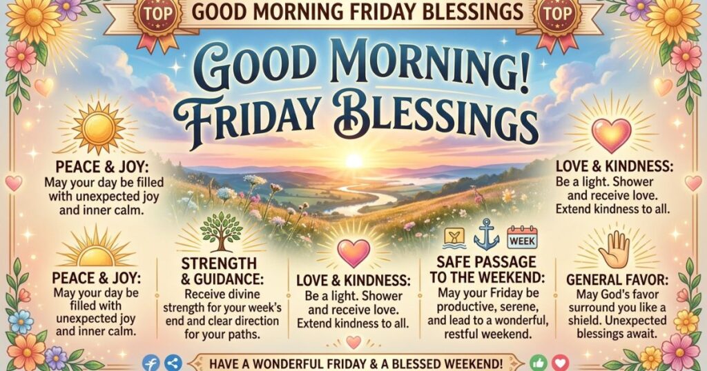 Top Good Morning Friday Blessings