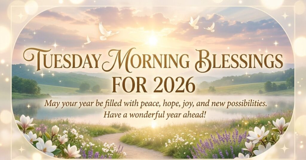 Tuesday Morning Blessings For 2026