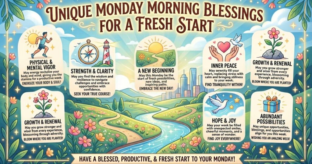 Unique Monday Morning Blessings For A Fresh Start