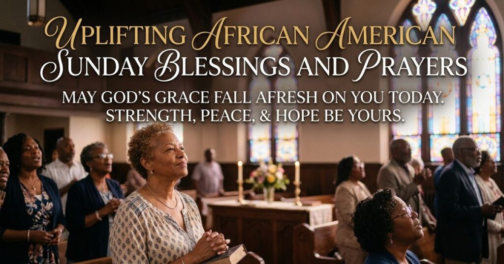 Uplifting African American Sunday Blessings And Prayers
