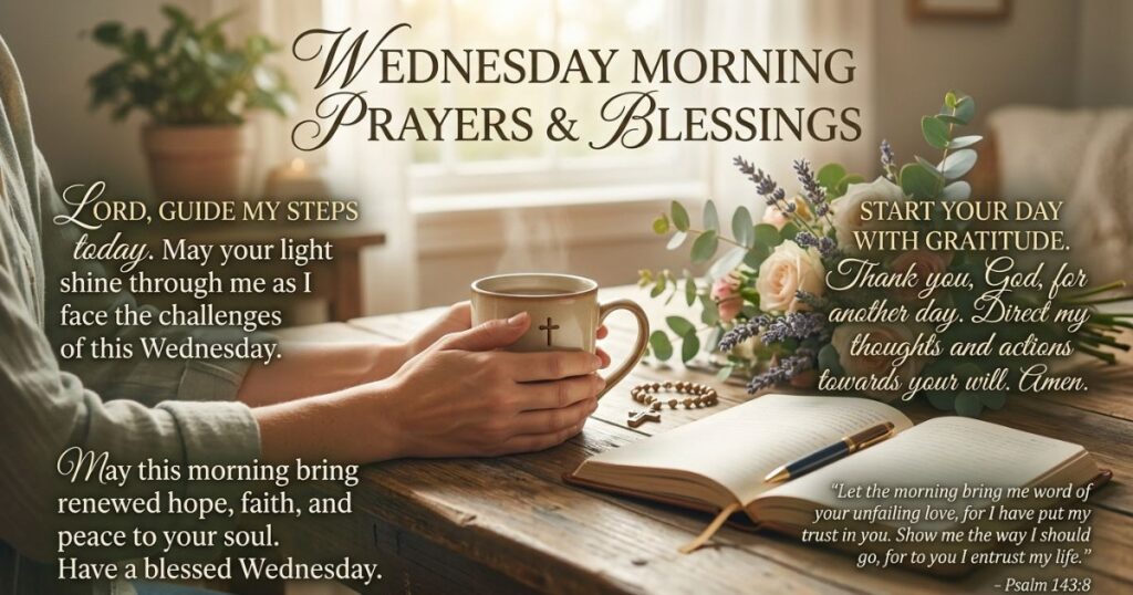 Wednesday Morning Prayer Quotes And Messages