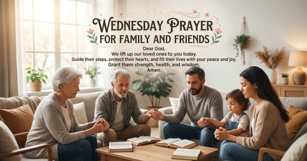 Wednesday Prayer For Family And Friends