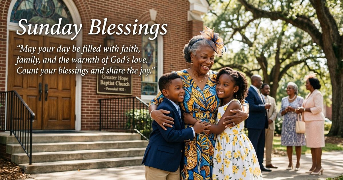African American Blessed Sunday Blessings Quotes And Images