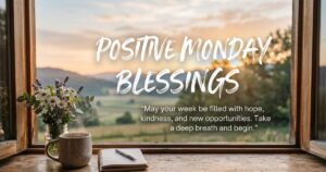 positive monday blessings