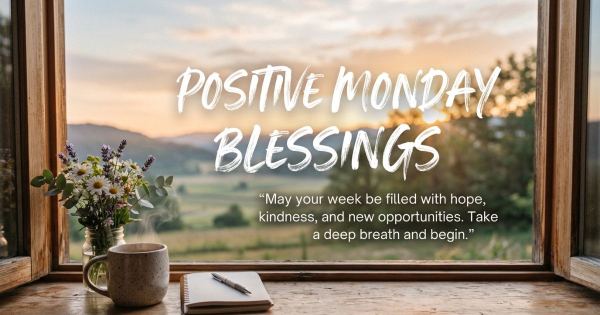 positive monday blessings