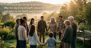 powerful morning prayer for my family and friends