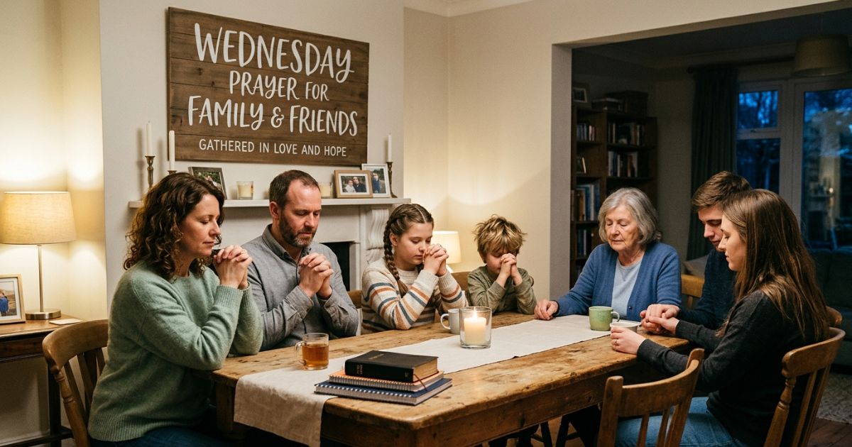 wednesday prayer for family and friends
