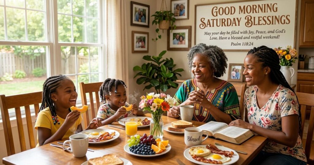 African American Good Morning Saturday Blessings