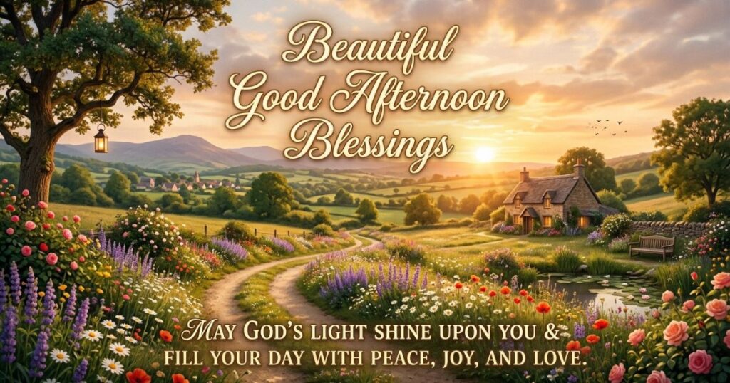 Beautiful Good Afternoon Blessings
