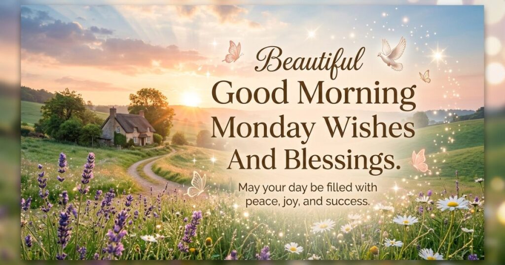 Beautiful Good Morning Monday Wishes And Blessings