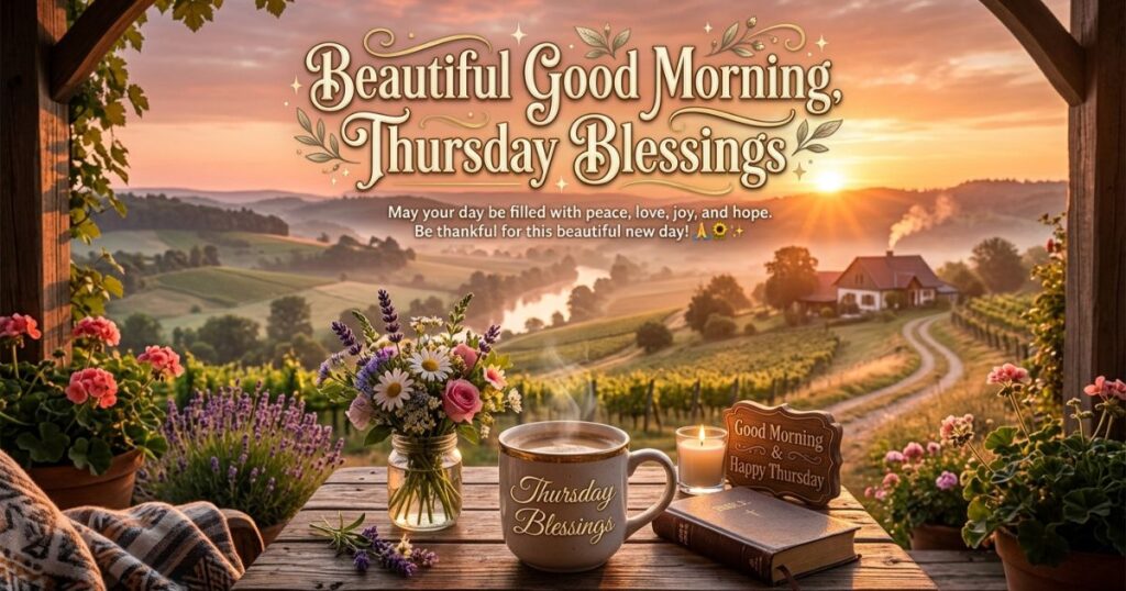 Beautiful Good Morning Thursday Blessings