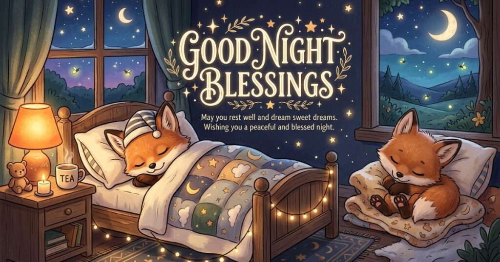 Cute Good Night Blessings Images