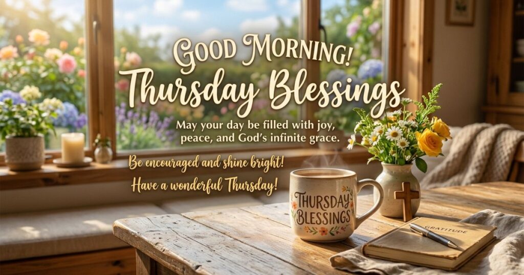 Encouraging Good Morning Thursday Blessings