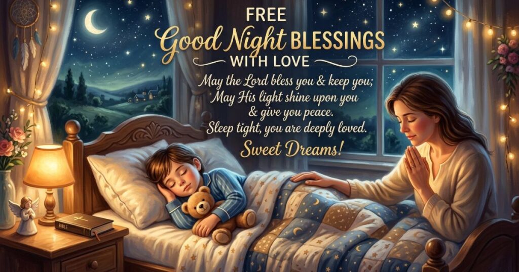 Free Good Night Blessings Images With Love