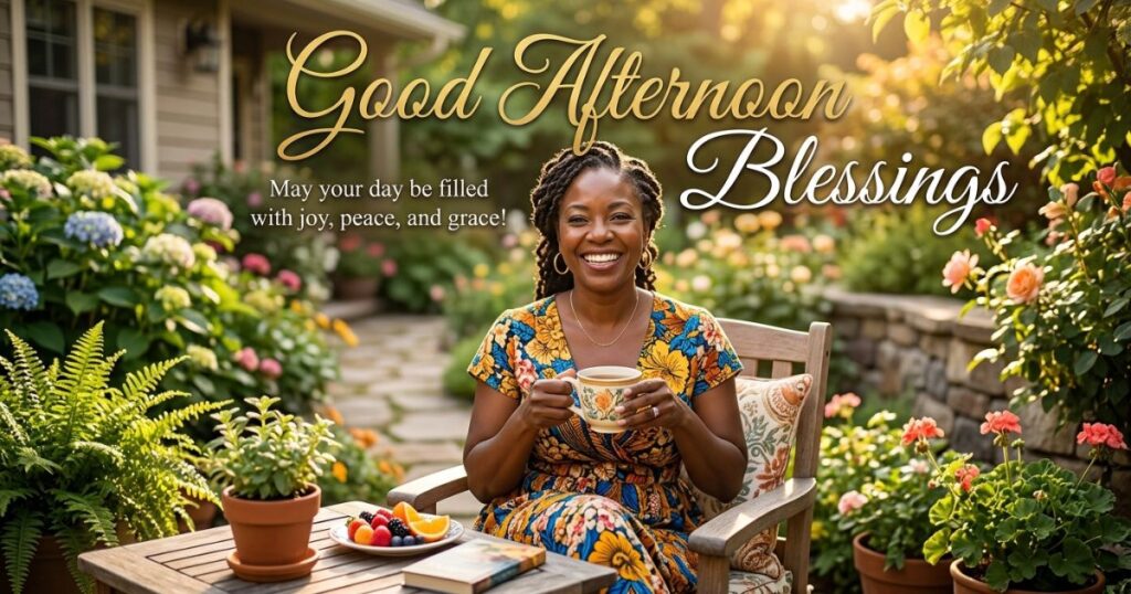 Good Afternoon Blessings Black Woman Images