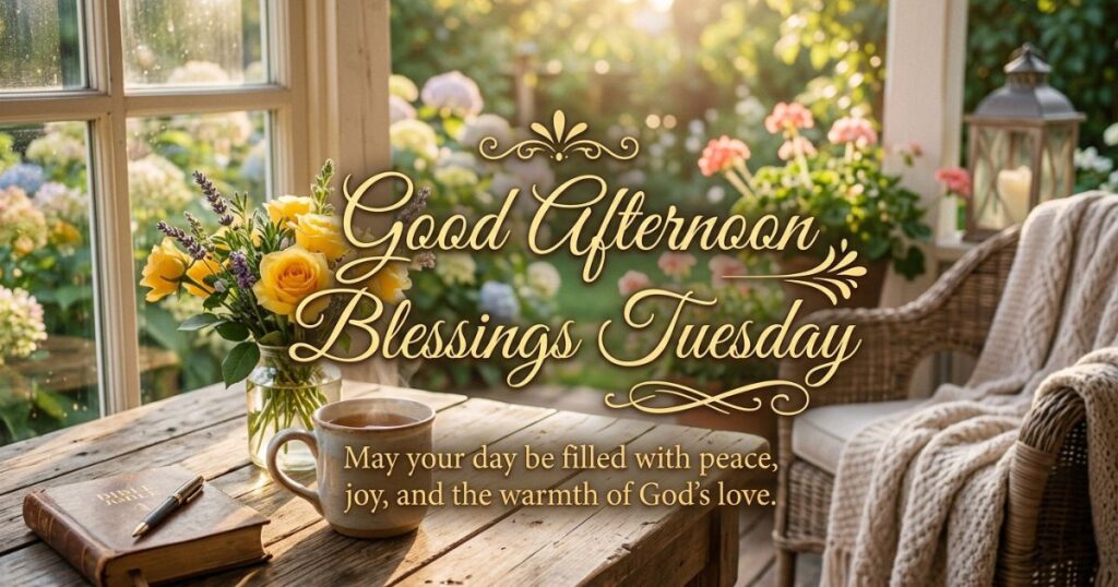 Good Afternoon Blessings Tuesday