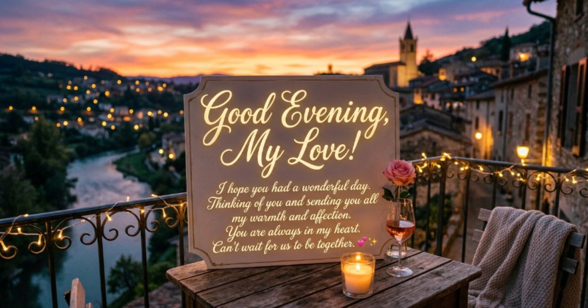 Good Evening Love Messages