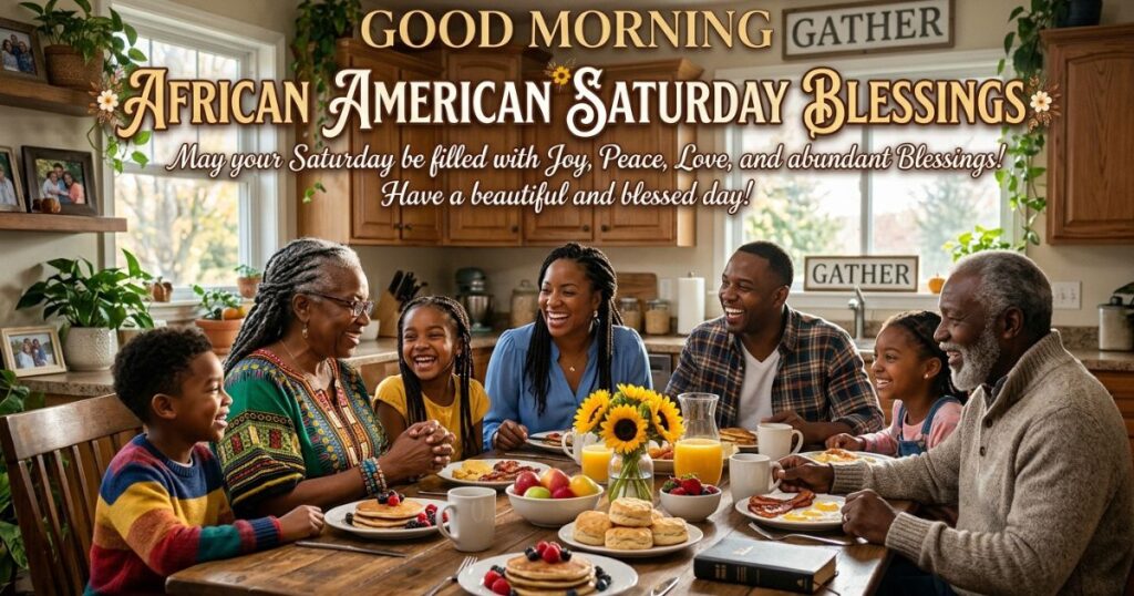 Good Morning African American Saturday Blessings
