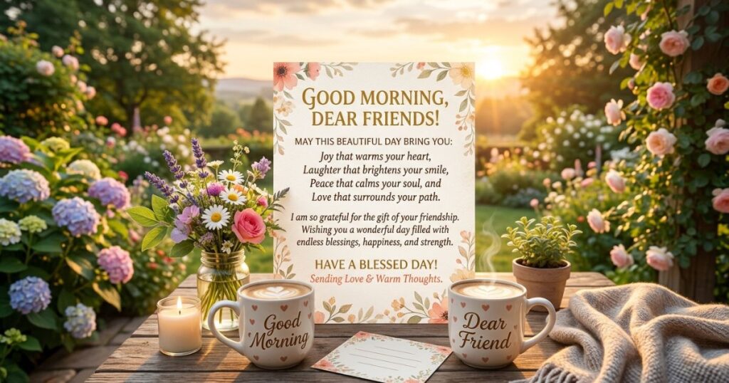 Good Morning Blessings And Message For Friends