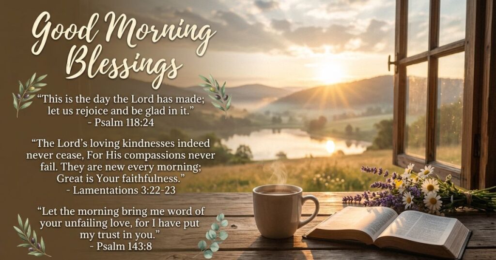 Good Morning Blessings Bible Verses