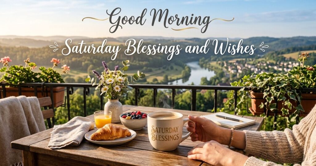 Good Morning Saturday Blessings and Wishes
