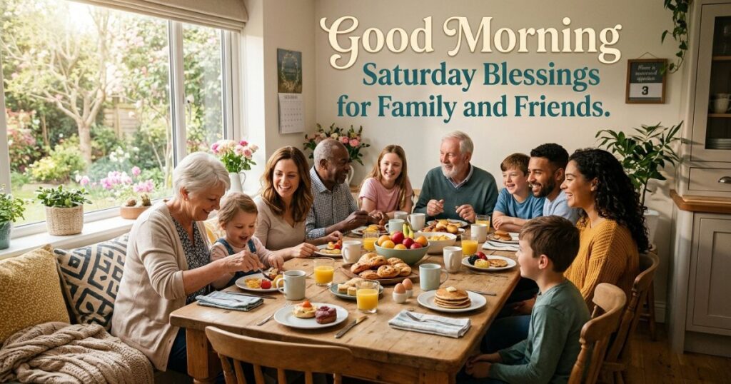 Good Morning Saturday Blessings for Family and Friends